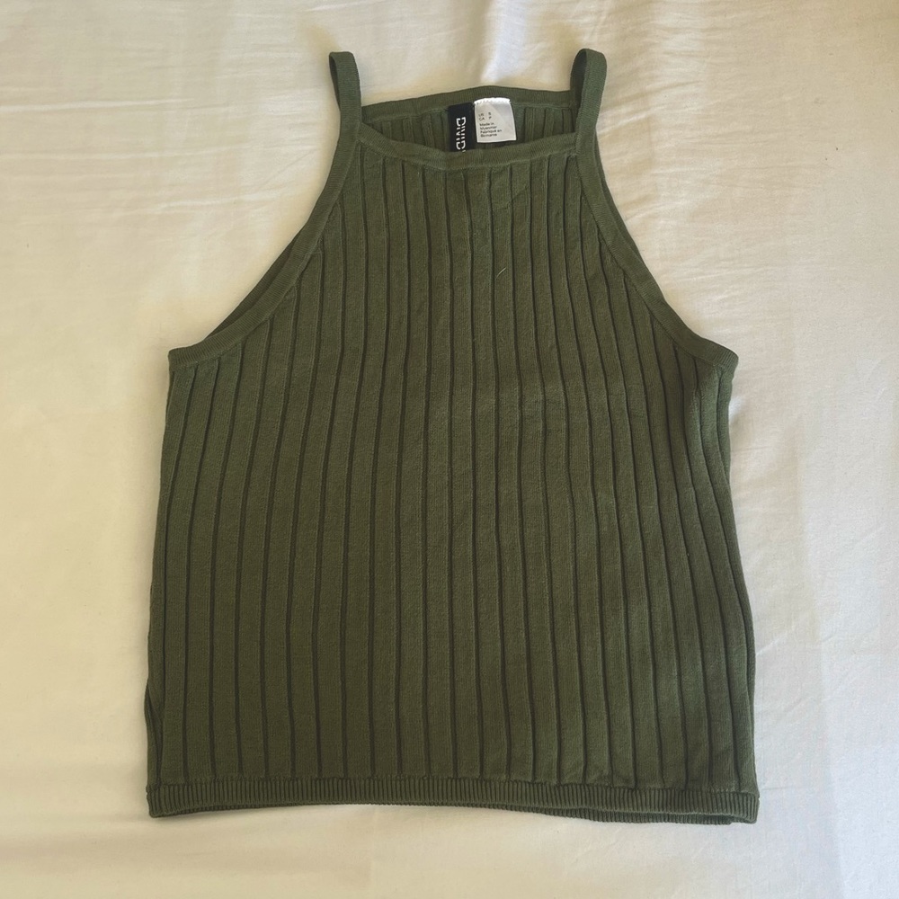green h&m tank